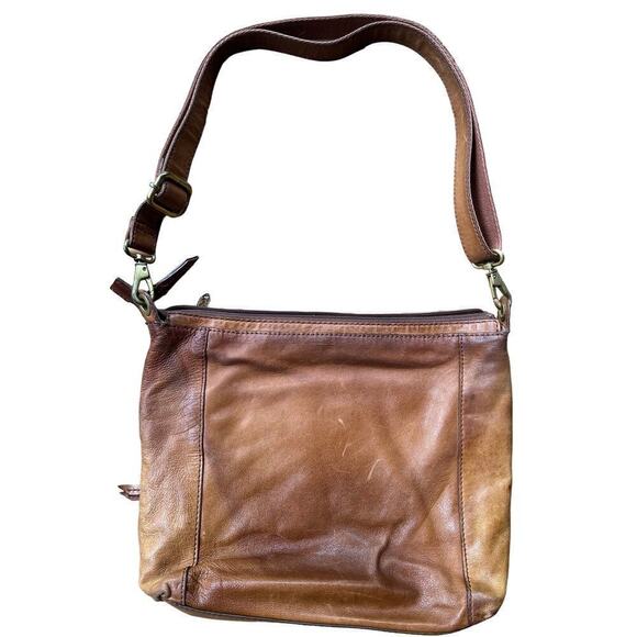 Vintage? Fossil Stanton Traveler Leather Crossbody.Shoulder bag/purse. READ! - Picture 2 of 10